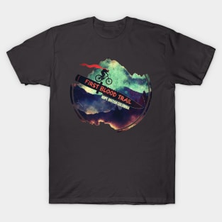 FIRST BLOOD TRAIL - RETRO 80S DISTRESSED T-Shirt